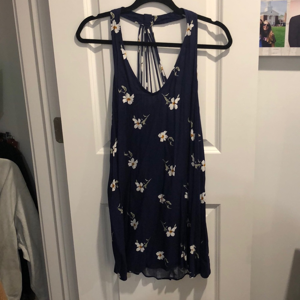 Royal blue sun dress